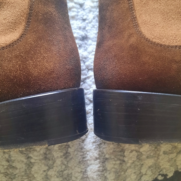 Prada Suede Color block Riding Boots - Picture 5 of 9